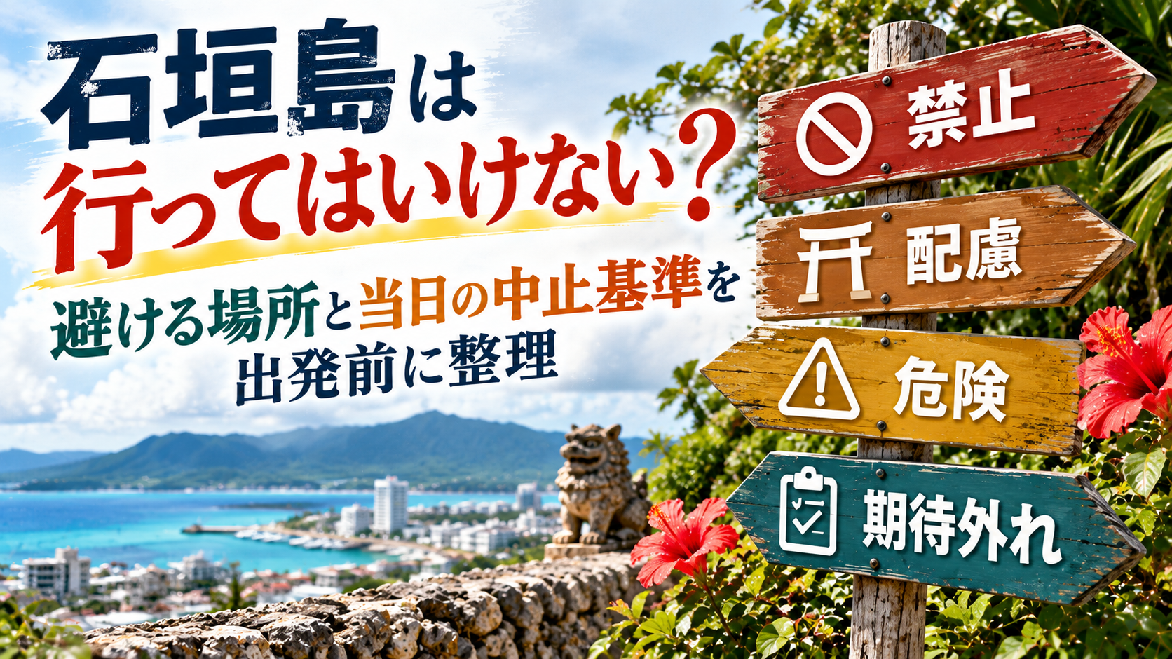 石垣島旅行の注意ガイド